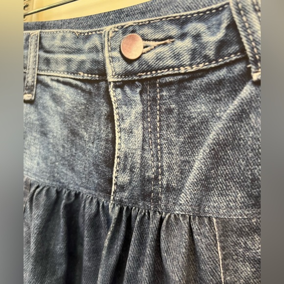Lucky in Love denim look tennis skirt size small - Picture 3 of 4